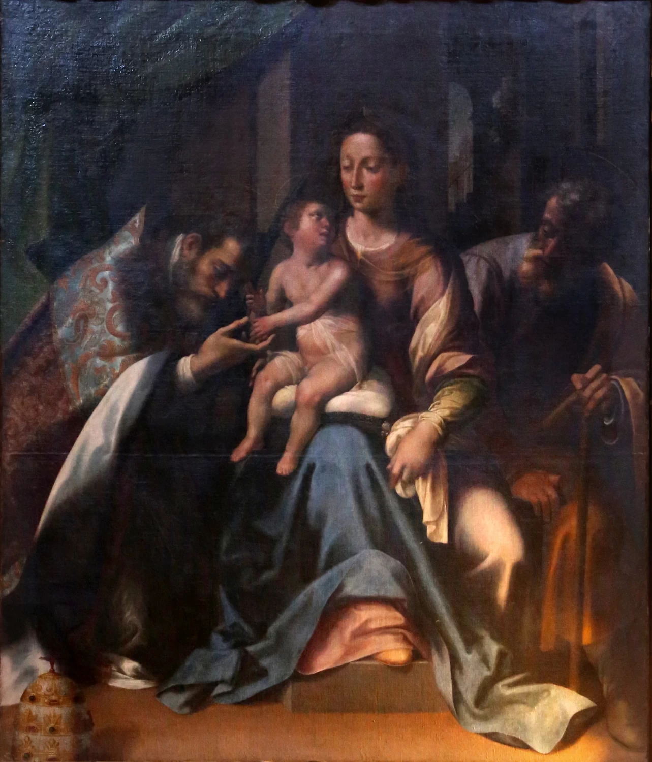 Aurelio Lomi - Sacra Famiglia con santo Stefano papa, Santo Stefano dei Cavalieri (Pisa)